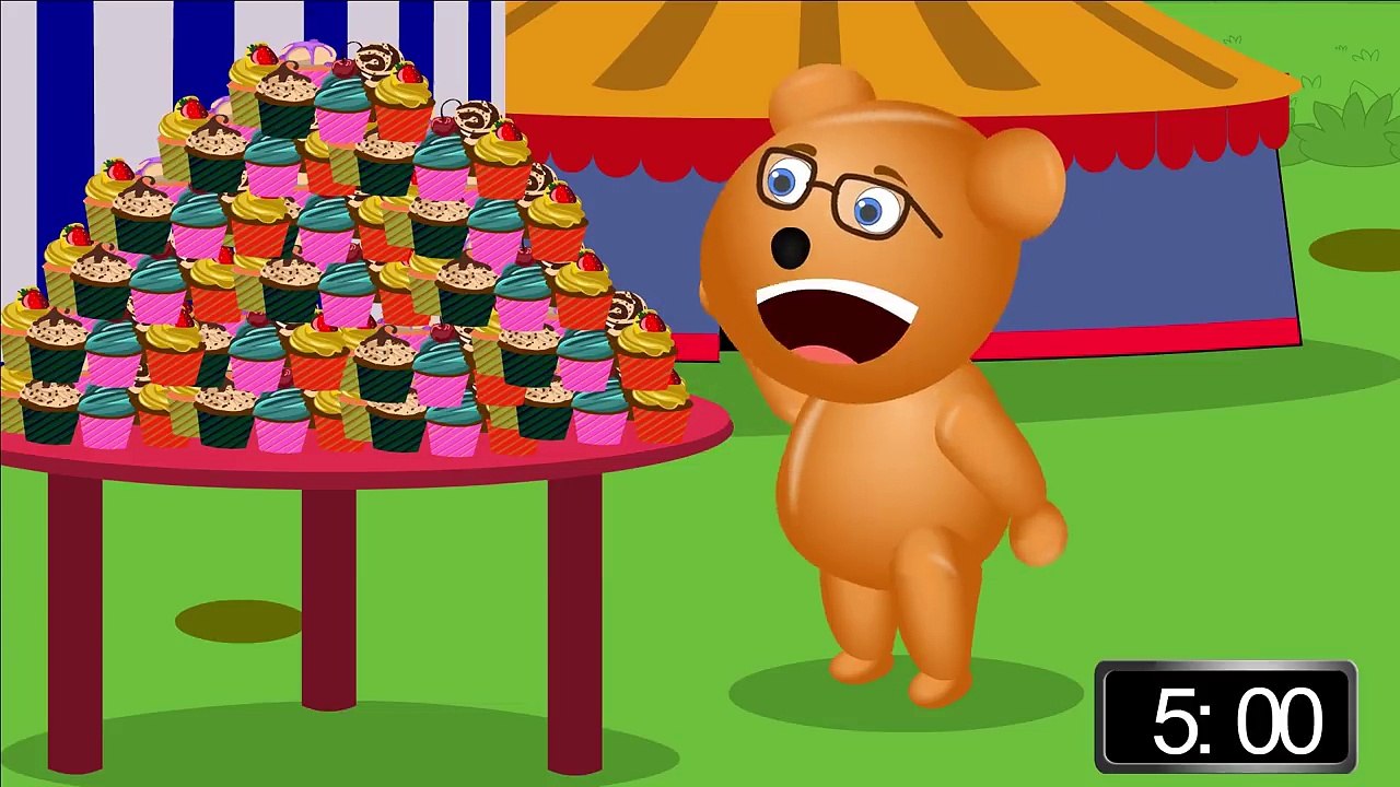 My cute Gummy Bear dancing ice cream finger family rhymes and songs for children | kids to