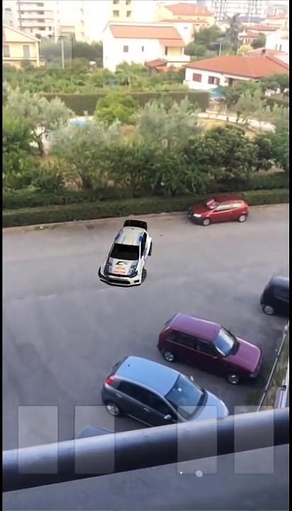 Parking a car on iPhone, with iOS 11 AR Kit