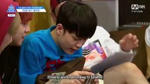 [ENG] Seonho speaking Chinese ft. Yongguk | Produce 101 Season 2 Episode 9 Cut