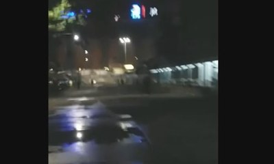 Detik-Detik Penembakan Pelaku Penikaman Terekam Kamera