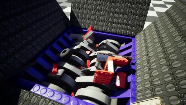 Mini Shredder Shredding Lego Vehicle Brick Rigs