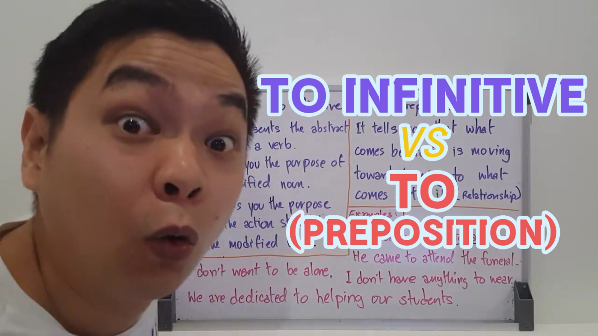 เรื่อง To infinitive(s) vs. To (preposition) | Grammar กระดานเดียว