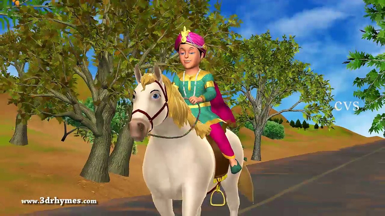 Chal Chal Gurram - 3D Animation Telugu Nursery rhymes for children with lyrics