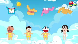 Wrong Clothes Baby Crying Doraemon Nobita Xuka vs Chaien To Learn Colors for Kids Finger Family Song