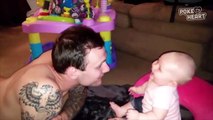 Baby Laughs After Dad Says Boo Video 2016 - Daily Heart Beat (1)