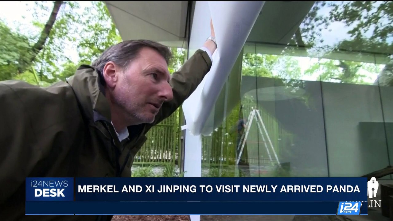 i24NEWS DESK | Merkel and Xi Jinping to visit newly arrived panda | Friday, June 30th 2017