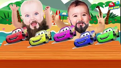 Bad Baby Crying with MCQUEEN full colors To Learn Colors Video for Children Kids Toddler Video
