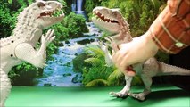 Híbrido jurásico Nuevo parque alboroto juguetes tirano saurio Rex Mundo Indominus rex vs unboxing wd