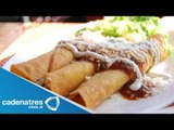 Receta de flautas del centro. Comida mexicana / Cocinando con el chef Jorge Álvarez