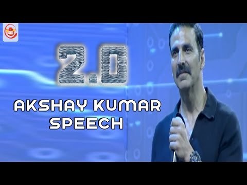 First Time in my Life for 2.0 - Akshay Kumar at 2.0 First Look Launch - Rajinikanth - Shankar