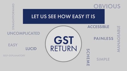 Learn some simple steps for Return filing under GST