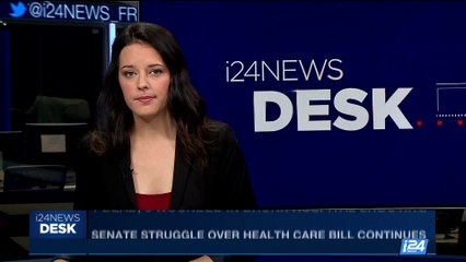 i24NEWS DESK | Senate struggle over health care bill continues | Saturday, July 1st 2017