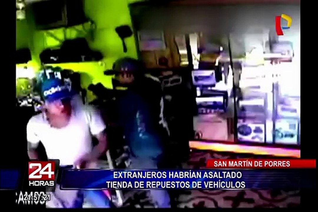 Extranjeros asaltan tienda de repuestos en San Martín de Porres - Vídeo  Dailymotion