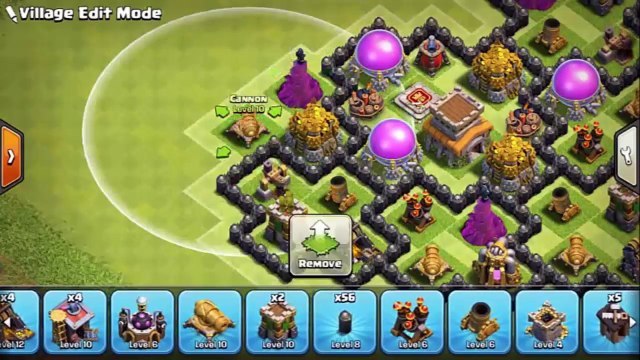 CLASH OF CLANS - Town Hall 8 (TH8) Farming Base 2017 (New Update) K-COC