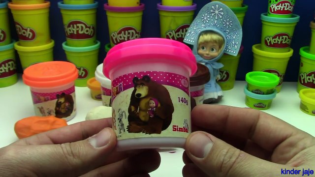 PLASTELIN Masa i Medved _ Plastelin za decu !!! Play-Doh Masha and The Bear★ Пластелин