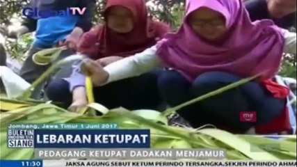 H+7 Lebaran, Pedagang Ketupat Dadakan Menjamur