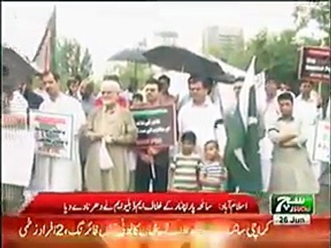Shia Muslims Sit in Protest at Islamabad to Support Parachinar innocent People