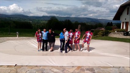 Couverture CovTop - Tests par l’US Handball Albens