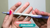 À bille défi défis couleur Nouveau stylo contre 3 surligneur |