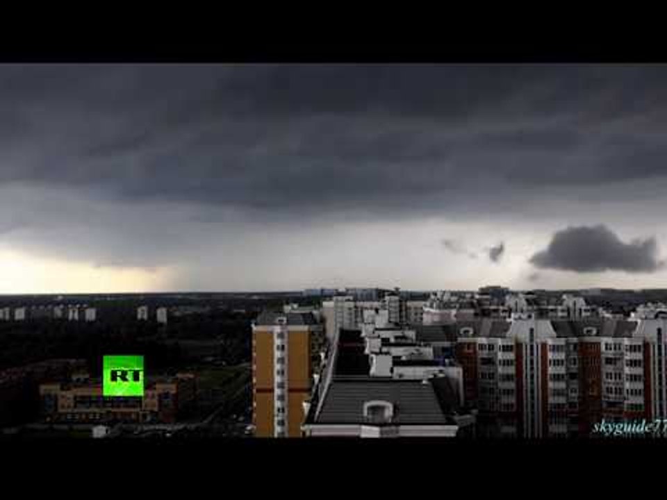 'Doomsday' Timelapse: 'Storm of the century' coming to Moscow