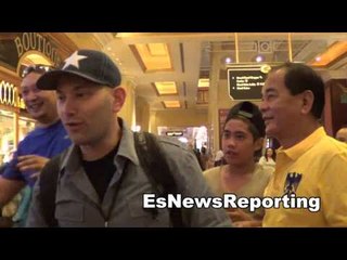 manny pacquiao fans rush seckbach EsNews Boxing