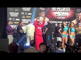 andy ruiz jr vs tor hamer weigh in and face off EsNews Boxing