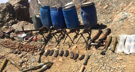 Teröre Darbe Üstüne Darbe! Mühimmat Dolu Mağara İmha Edildi