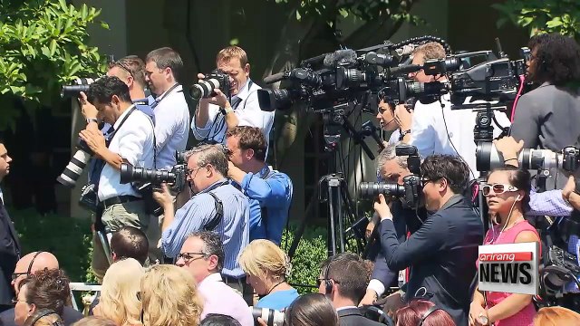 Presidents Moon, Trump adopt joint statement at conclusion of summit