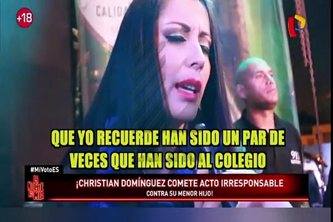 Christian Domínguez: podrían suspender régimen de visitas a su hijo por este acto