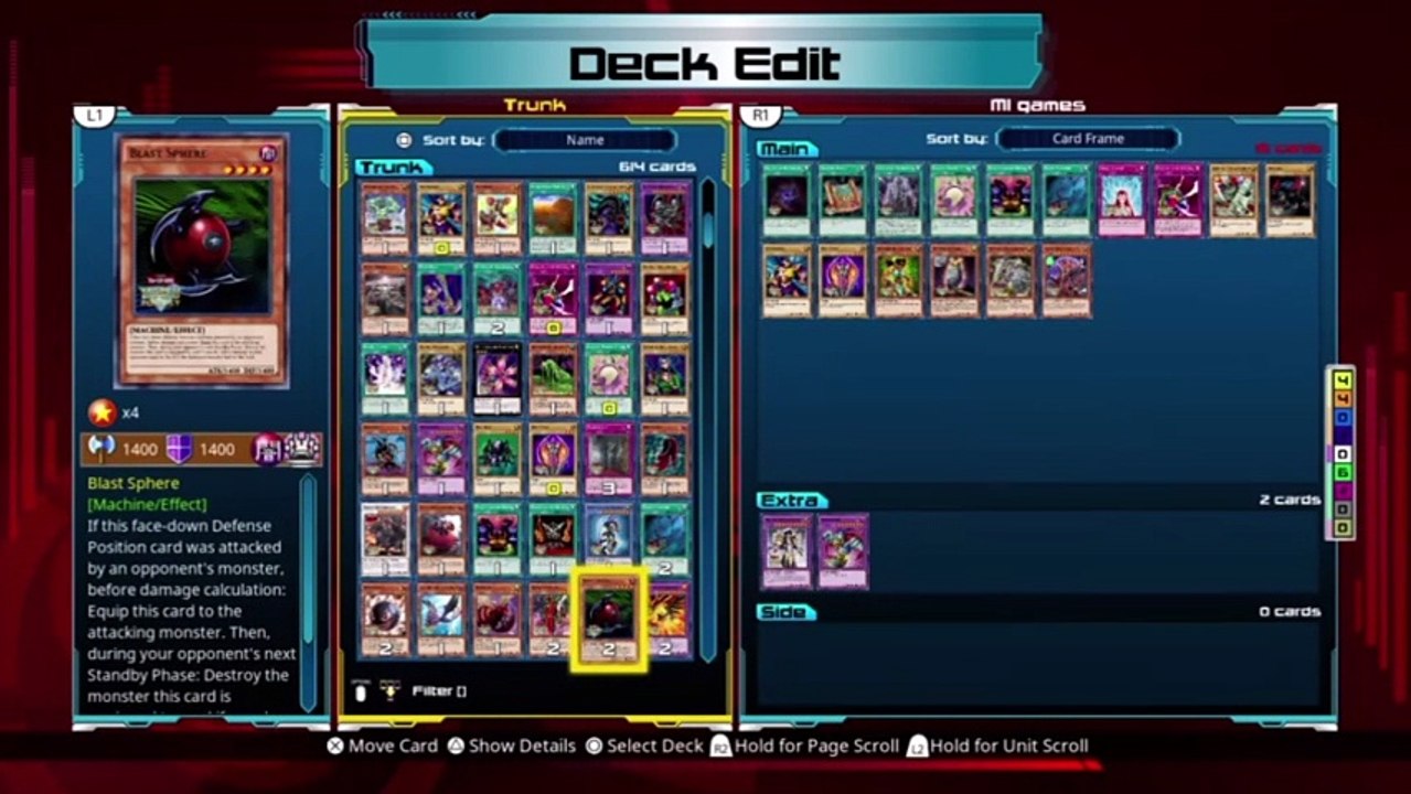 Yu gi ho montado um deck 2
