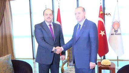 Cumhurbaşkanı Erdoğan, Katar Savunma Bakanı El Atiyye'yi Kabul Etti