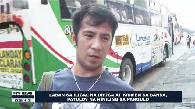 Laban sa iligal na droga at krimen sa bansa, patuloy na hiniling sa Pangulong Duterte