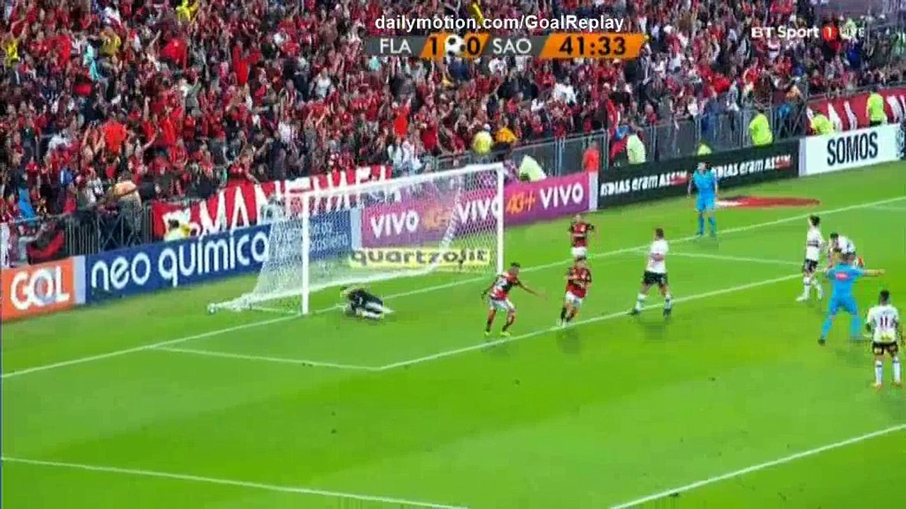 Diego Goal HD - Flamengo RJ 2 - 0 Sao Paulo - 02.07.2017 (Full Replay)