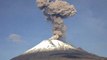 Mexico's Popocatepetl Blows Column of Ash Into Sky