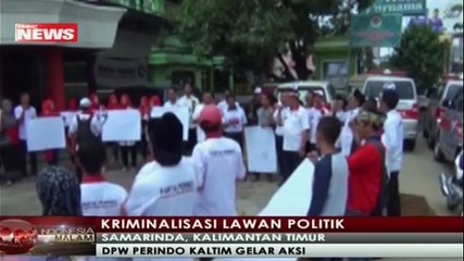DPW Perindo Kaltim Gelar Aksi Kriminalisasi Lawan Politik