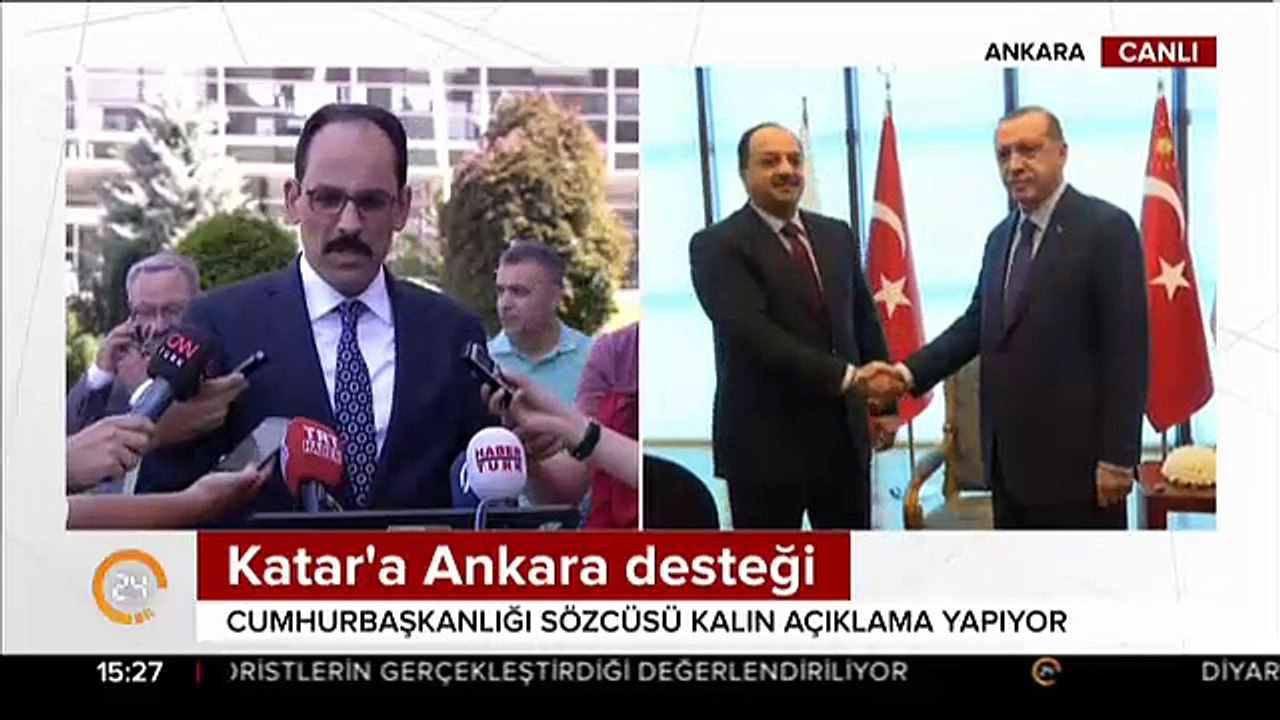 Cumhurbaşkanlığı Sözcüsü Kalın:  Katar'daki askeri üssün amacı bölgenin güvenliğini sağlamak