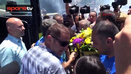 Fenerbahçe'yi Düzce'de taraftarlar karşıladı