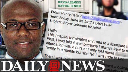 Bronx hospital shooter emailed Daily News 2 hours before attack