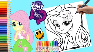 Crayola Coloring book page Equestrian girls Fluttershy desenhos para colorir KOKI DISNEY TOYS