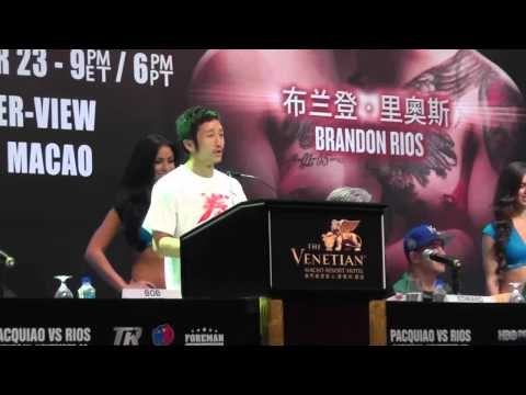 boxing star shiming on stage EsNews Boxing