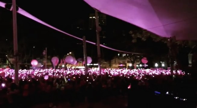 Thousands Gather for LGBT Rights Pink Dot Event