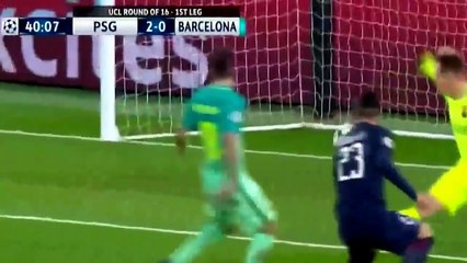 PSG VS BARCELONA  4-0 ALL GOALS EXTENDED AND HIGHLIGHTS UEFL FEB 14 2017