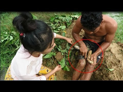 Amazing Deep hole Trap Catch a lot of fish By Cam Amazing