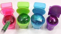 Five Little Speckled Frog Song | Orbeez Sand Balls Cake Toys DIY Learn Colors Slime Clay T