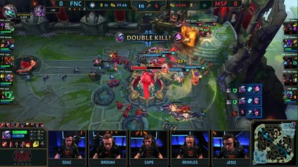 FNATIC vs MISFITS Highlights Week 1 EULCS Summer 2017