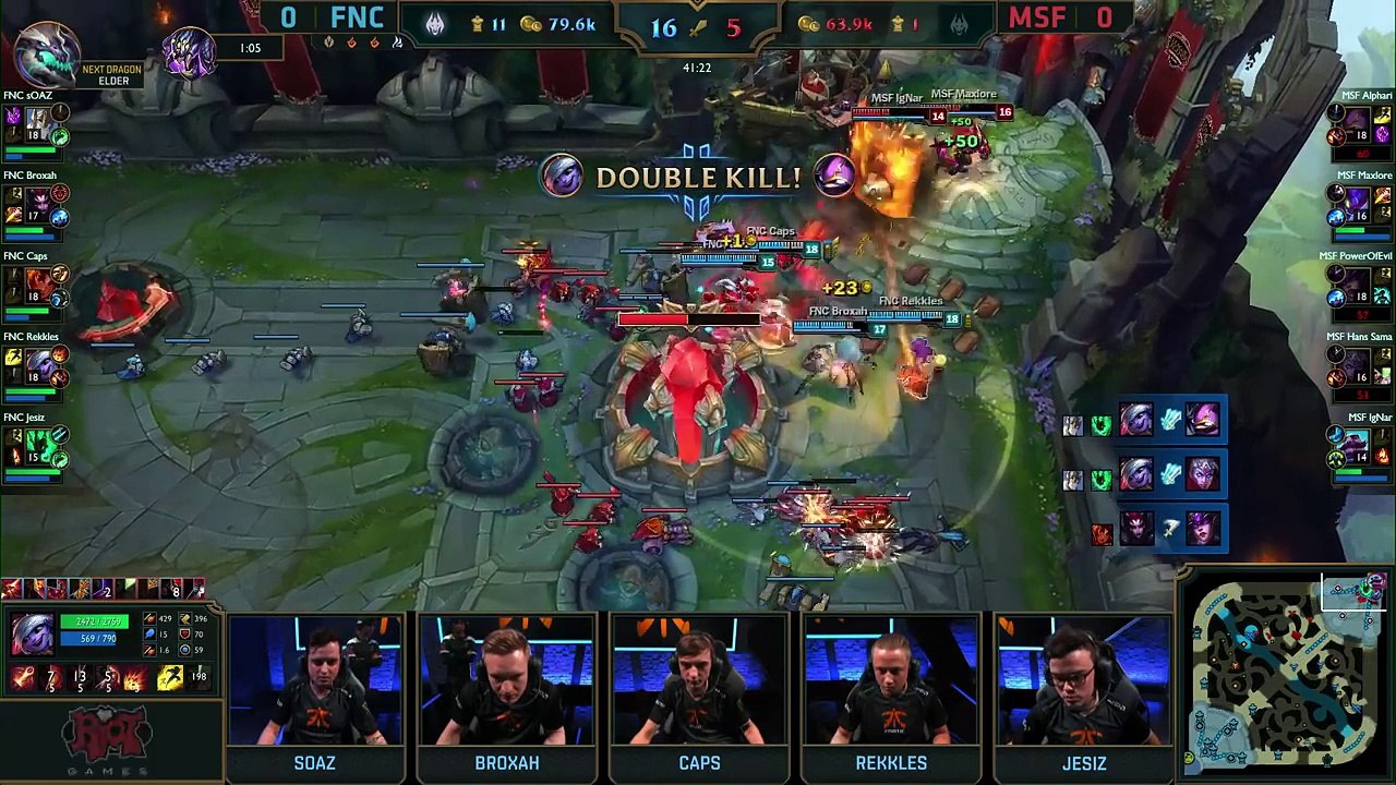 FNATIC vs MISFITS Highlights Week 1 EULCS Summer 2017
