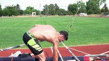 Athlétisme – Une séance de perche avec Kévin Menaldo