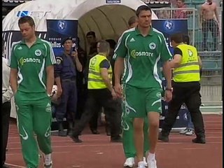 ΑΕΛ-Παναθηναϊκός 2-1 Τελικός κυπέλλου 2007 Η είσοδος των ομάδων