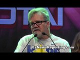 Freddie roach post fight presser