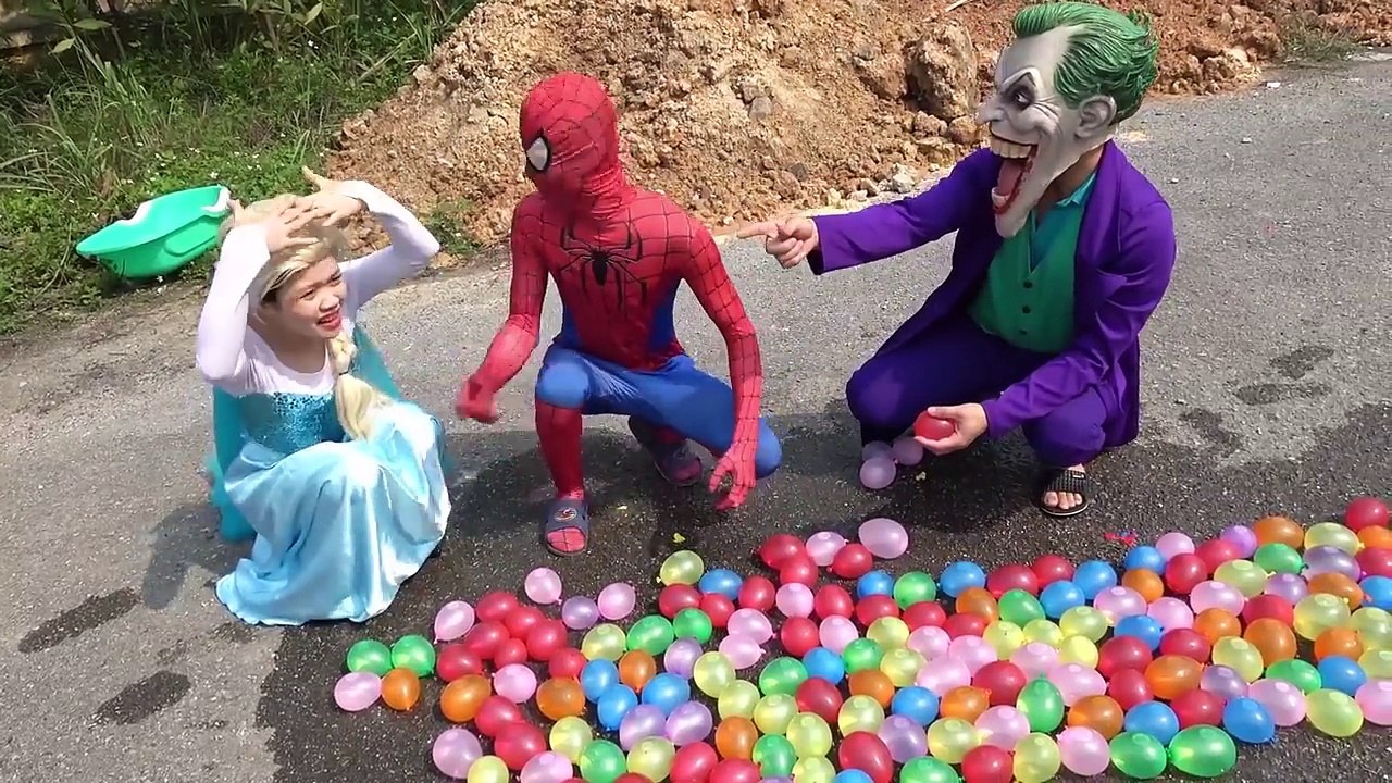 Mashas Sleeping in Car when Cute Baby Driving Car w/ Spiderman, Joker | Funny Masha Video